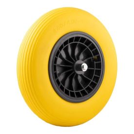 Kruiwagenwiel anti lek PU 4.80/4.00-8 kunststof velg incl. as