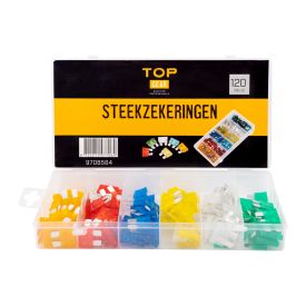 Steekzekeringen assortiment 120-delig - TOPGEAR