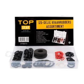 Kraanrubbers assortiment 125-delig - TOPGEAR