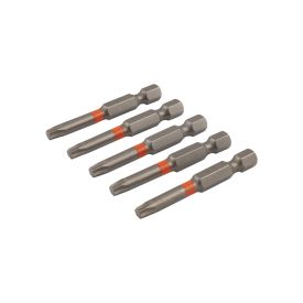 Torx schroefbit 50 mm TX-25 oranje 5 stuks