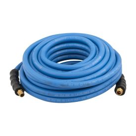 Rubber air hose 15 meters 2x 1/4 male thread