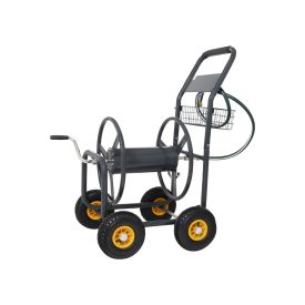 Haspelwagen voor tuinslang met 4 wielen