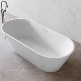 Zoey Vrijstaand bad 170 x 80 cm glanzend wit ovaal