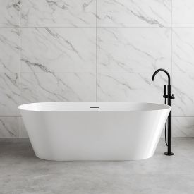 Zelda Vrijstaand bad 170 x 80 cm wit glanzend ovaal - Wahlbach