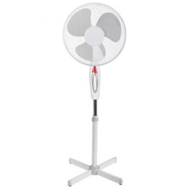 Ventilator op statief 128 cm wit