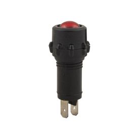 Controlelampje LED rood 12V