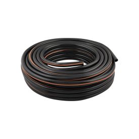 Tuinslang Ø12 mm x 25 meter kunststof zwart oranje - BLACK+DECKER