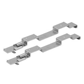 Kentekenplaathouder XL RVS set 2 stuks