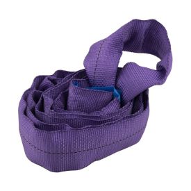 Rondstrop 1 ton, paars, 1 meter, eindloze hijsband