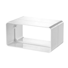 Ventilatiekanaal vlak 220x54 mm kanaalverbinder