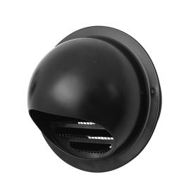 Bolrooster mat zwart Ø125 mm
