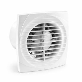 Badkamer ventilator timer ø100 mm wit Lite