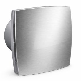 Badkamer ventilator timer ø100 mm aluminium Silent