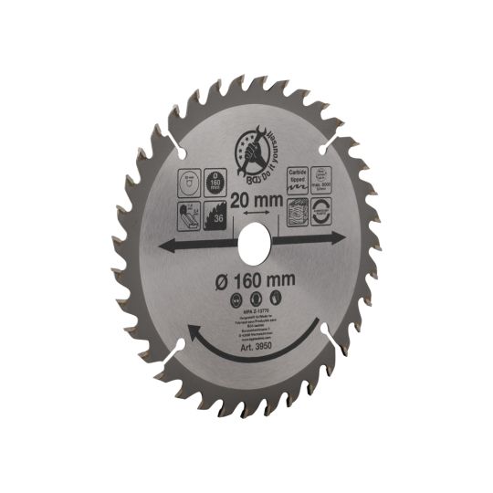LEJA TOOLS 750125 Metalen Cirkelzaagblad - 125 Mm Diameter - Tandbreedte 22,2 Mm