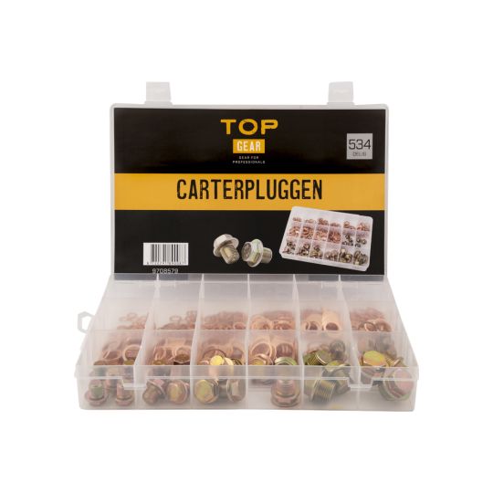 Carterpluggen assortiment 534-delig TOPGEAR