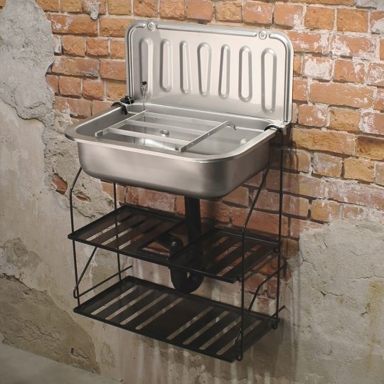 Ophangrek voor uitstortgootsteen - WAHLBACH