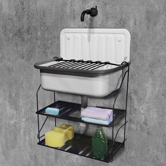 Ophangrek voor uitstortgootsteen - WAHLBACH