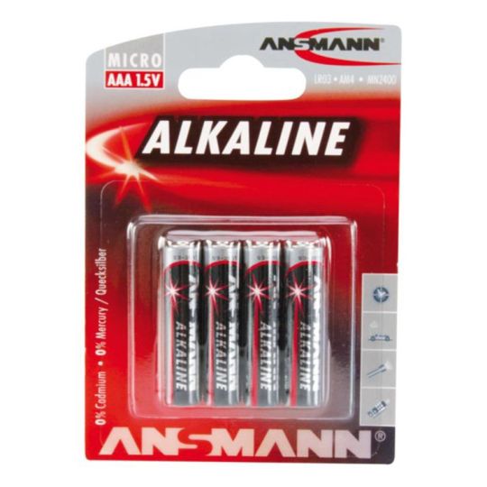 Alkaline batterij AAA LR03 4st