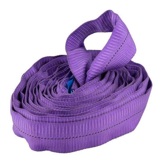 Rondstrop 1 ton, paars, 3 meter, eindloze hijsband - TRAILERGEAR