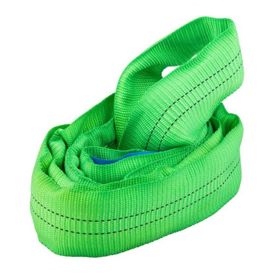 Rondstrop 2 ton, groen, 1 meter, eindloze hijsband - TRAILERGEAR