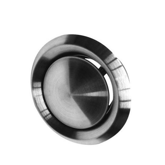 Afzuigventiel RVS Ø100 mm
