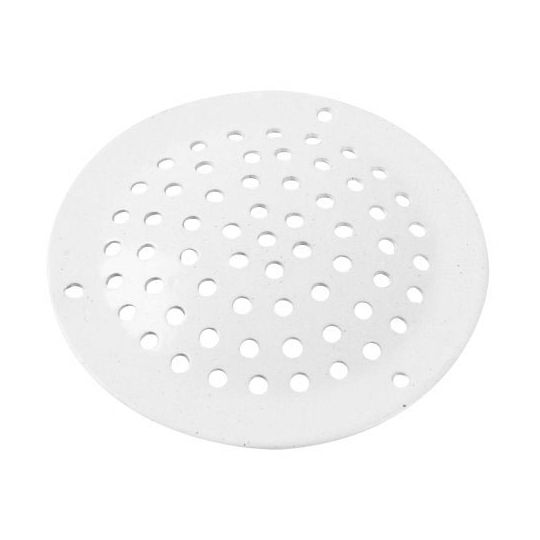 Ventilatierooster rond staal wit Ø50 mm