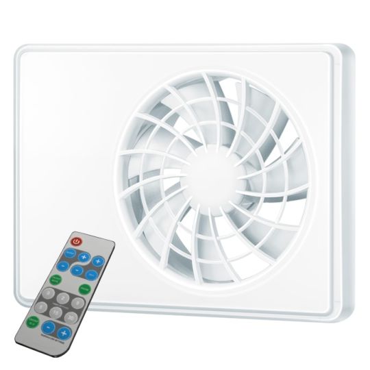 Badkamer ventilator iFAN met afstandsbediening 100 - 125 mm