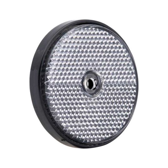 Ronde reflector 60 mm wit