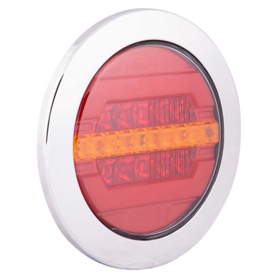 Achterlicht rond met dynamic LED